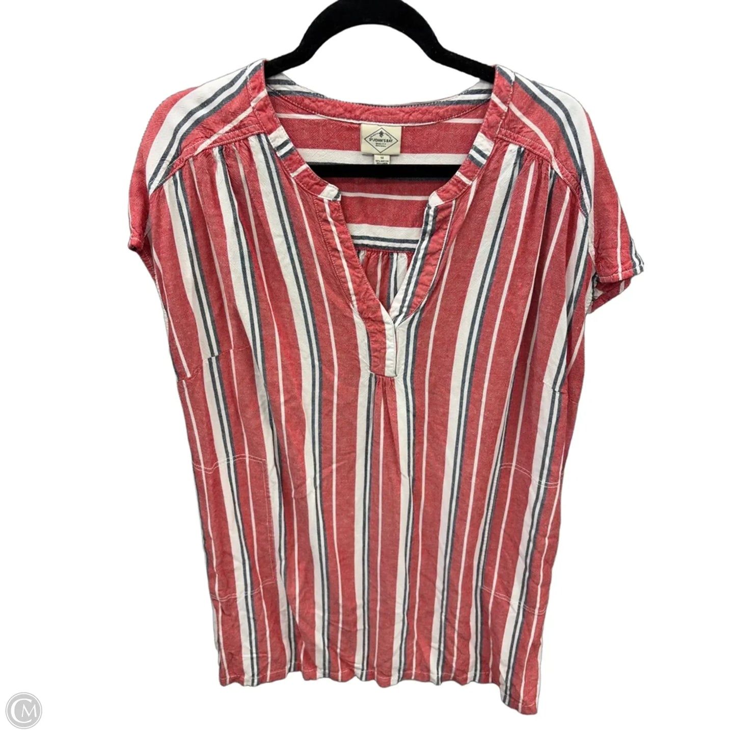 Dress Casual Short By St Johns Bay In Red, Size: 1x
