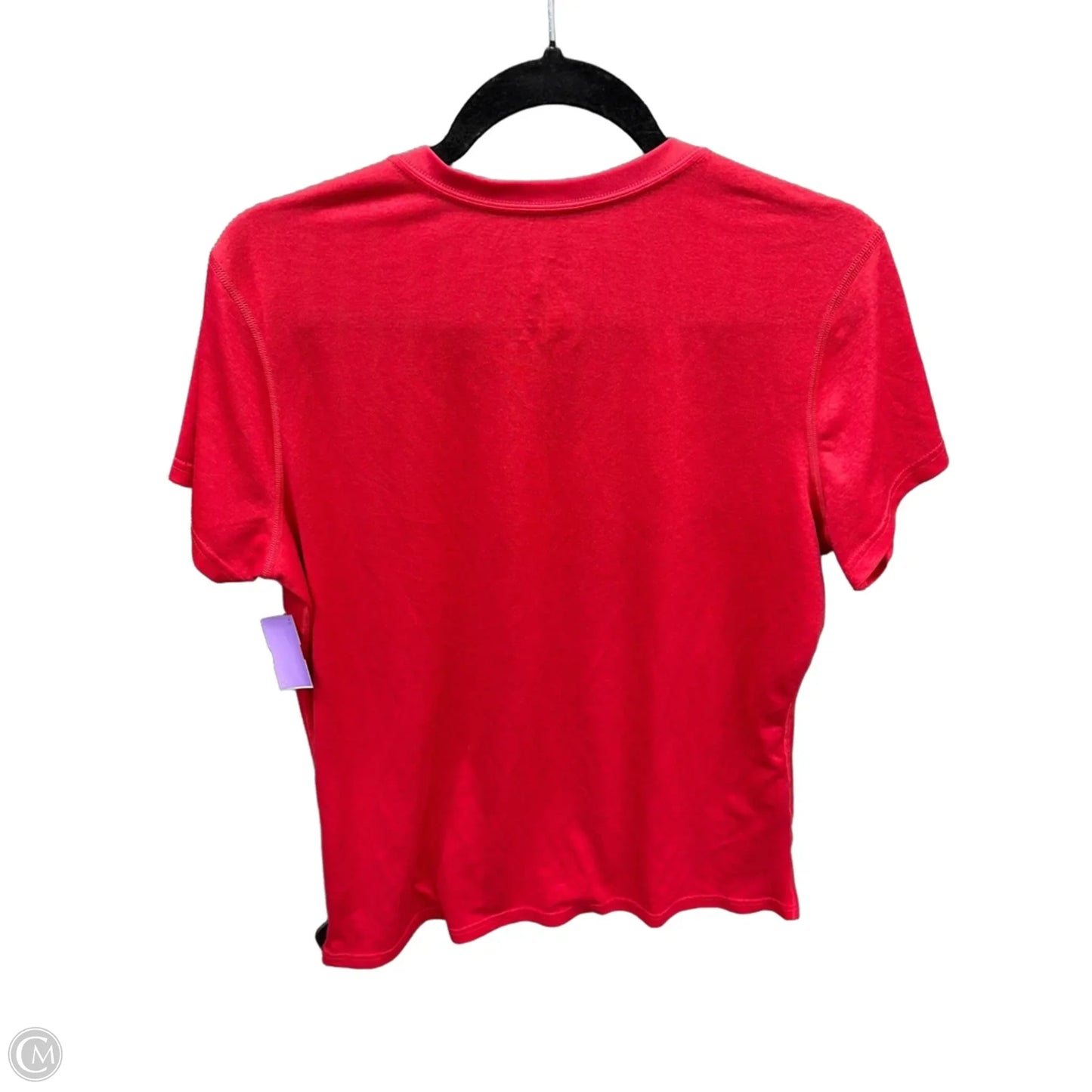 Athletic Top Short Sleeve By Nike Apparel In Red, Size: Xl