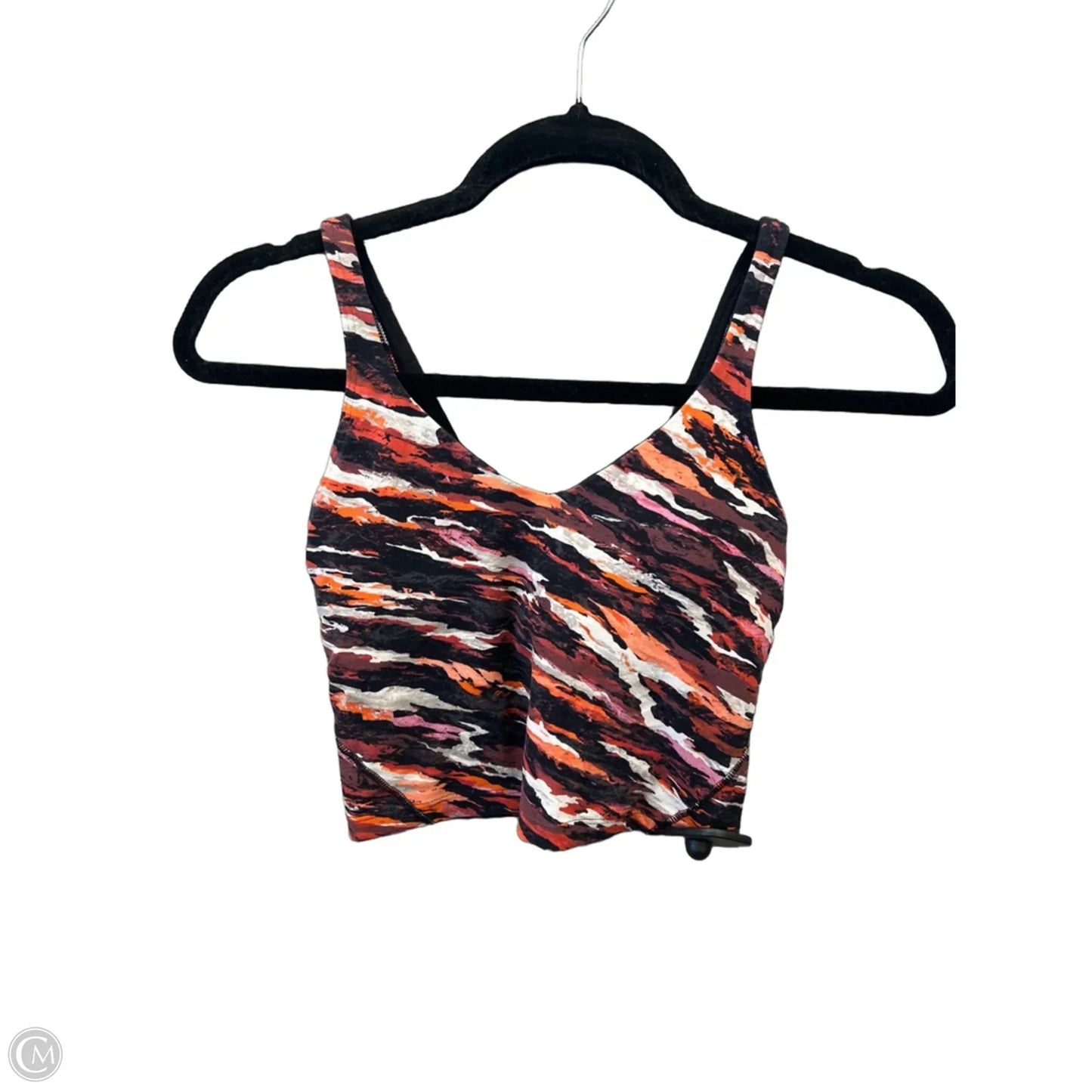 Athletic Bra By Lululemon In Orange, Size: Xs