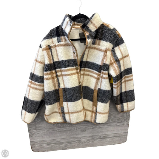 Jacket Shirt By Maurices In Plaid Pattern, Size: 1x