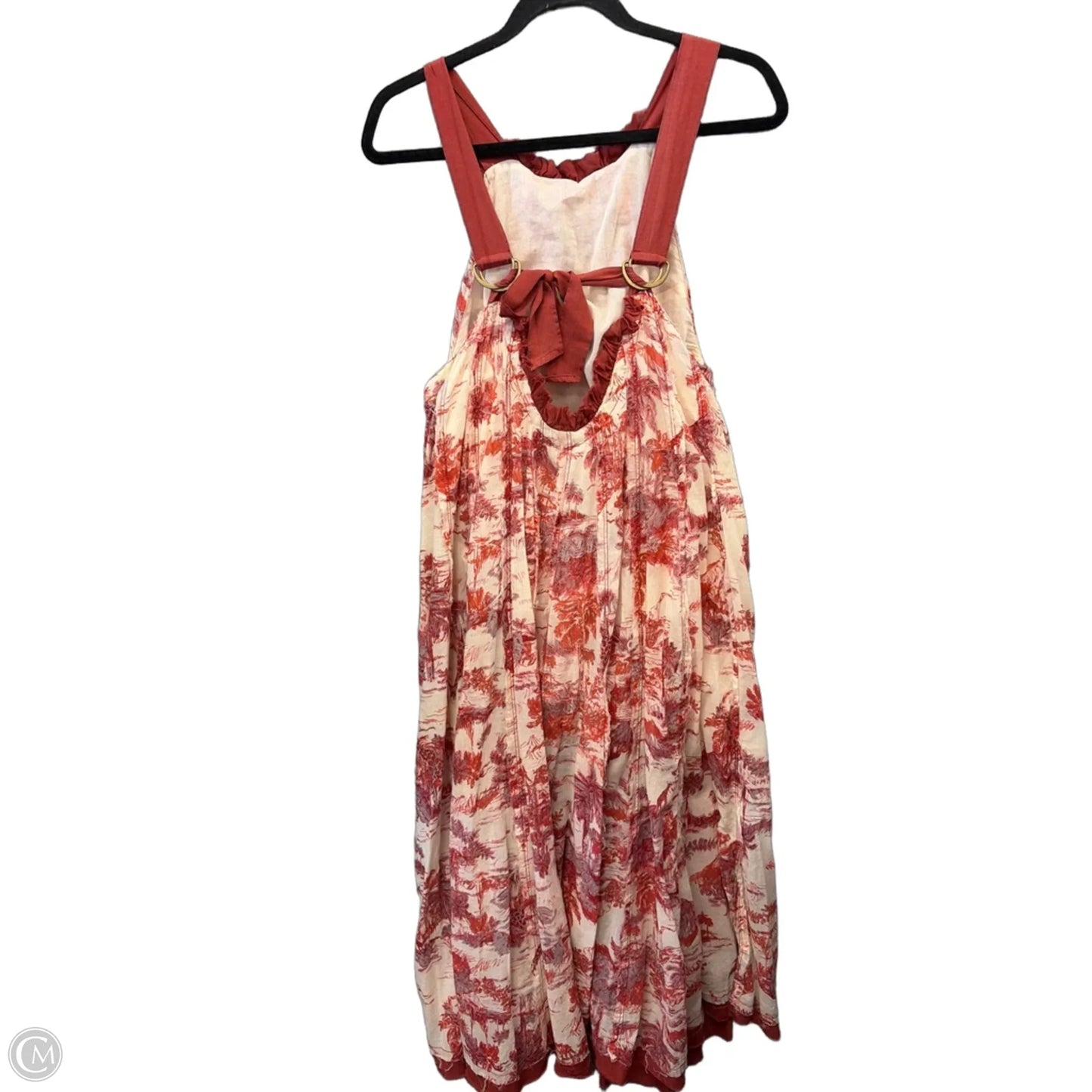 Dress Casual Maxi By Free People In Cream & Red, Size: M