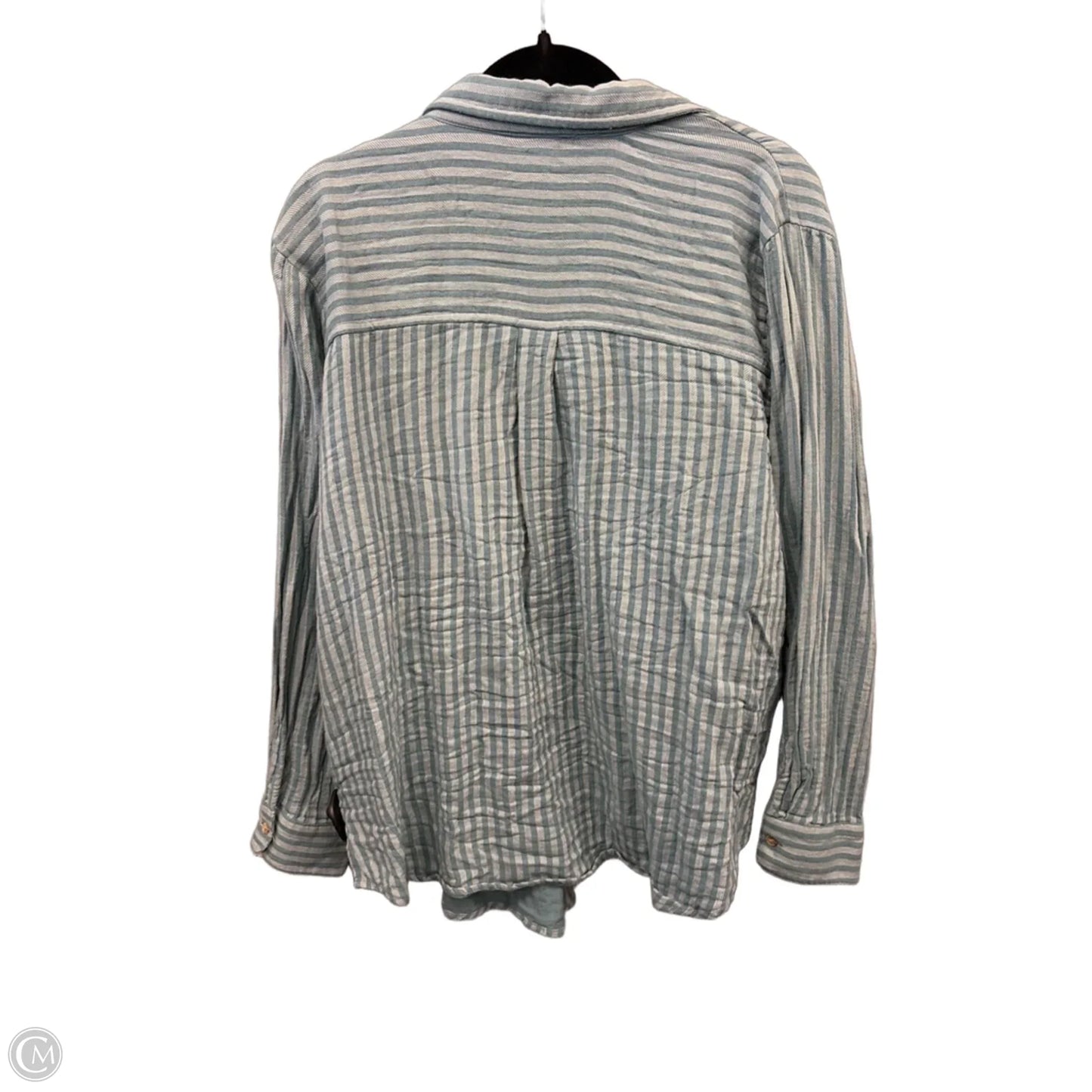 Top Long Sleeve By Maurices In Striped Pattern, Size: Xl