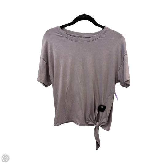 Athletic Top Short Sleeve By Calia In Purple, Size: Xs
