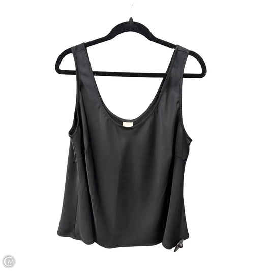 Top Sleeveless Basic By A New Day In Black, Size: Xxl