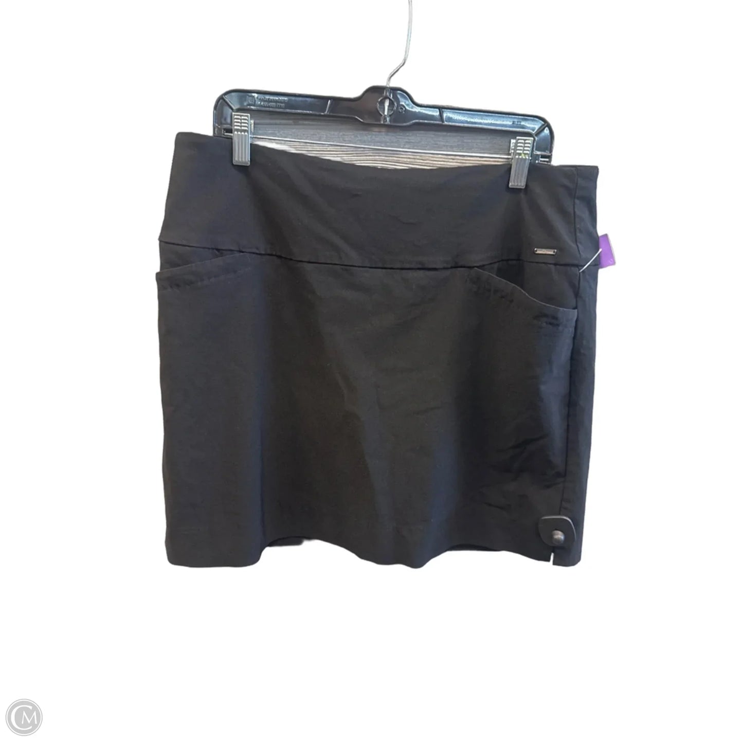Skirt Midi By Sc & Co In Black, Size: 16