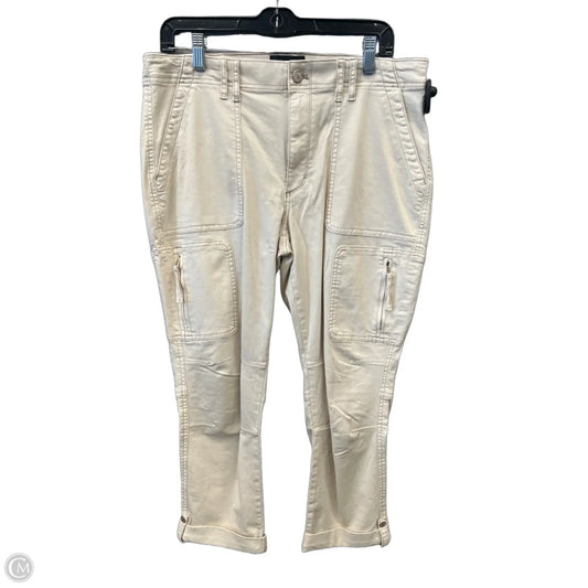 Pants Cropped By White House Black Market In Tan, Size: 12