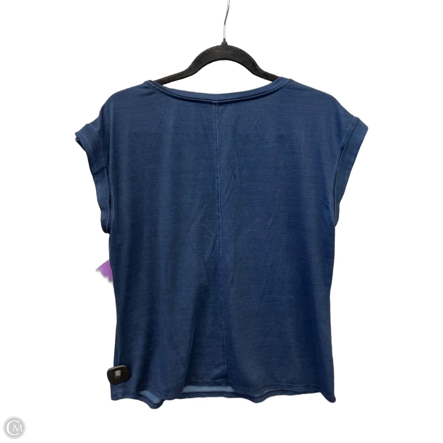 Top Short Sleeve By White House Black Market In Navy, Size: M
