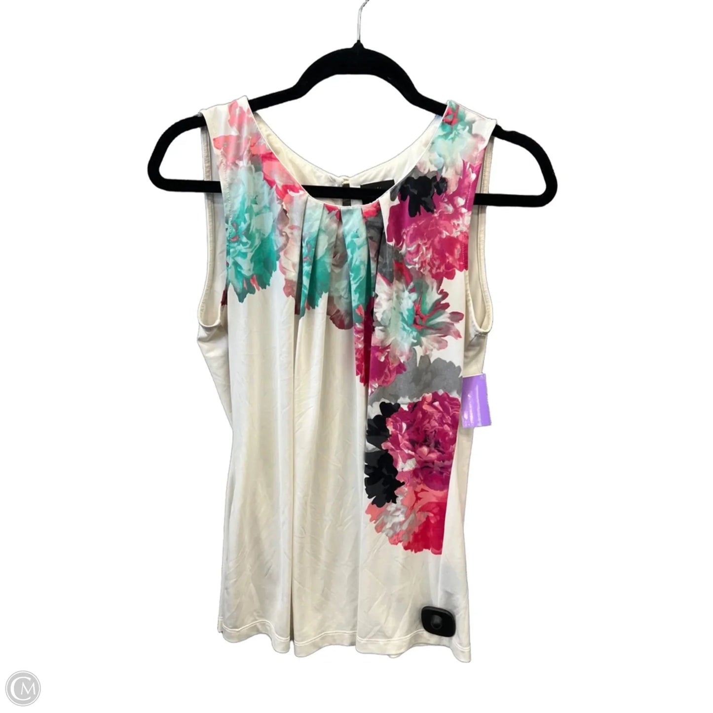 Top Sleeveless By Worthington In White, Size: M