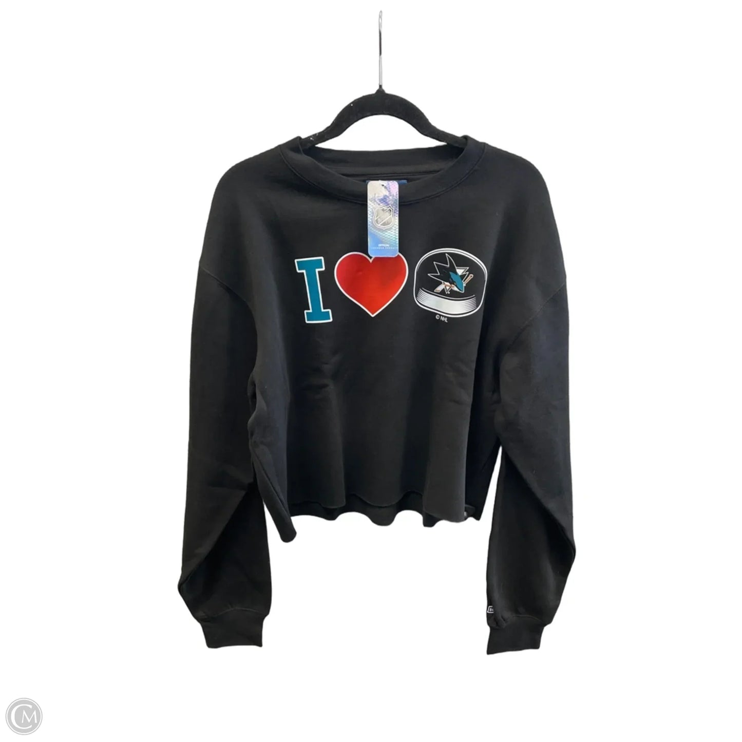Sweatshirt Crewneck By Blue 84 In Black, Size: M