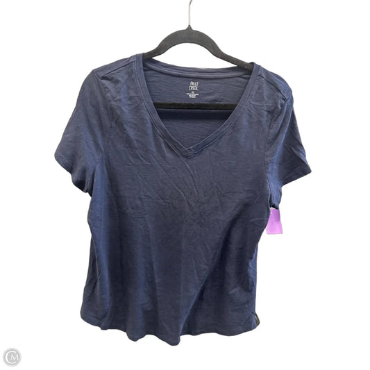 Top Short Sleeve Basic By Falls Creek In Navy, Size: Xl