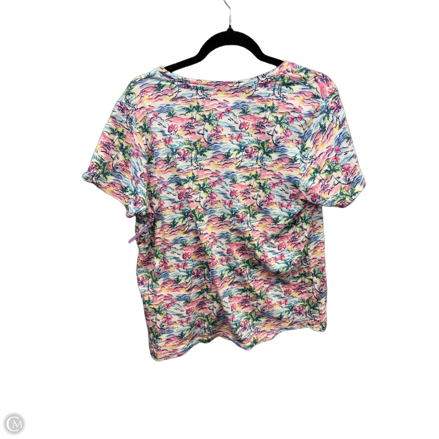 Top Short Sleeve By Clothes Mentor In Pink, Size: Xl
