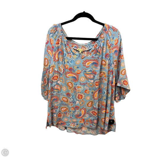 Top 3/4 Sleeve By Democracy In Blue, Size: Xl