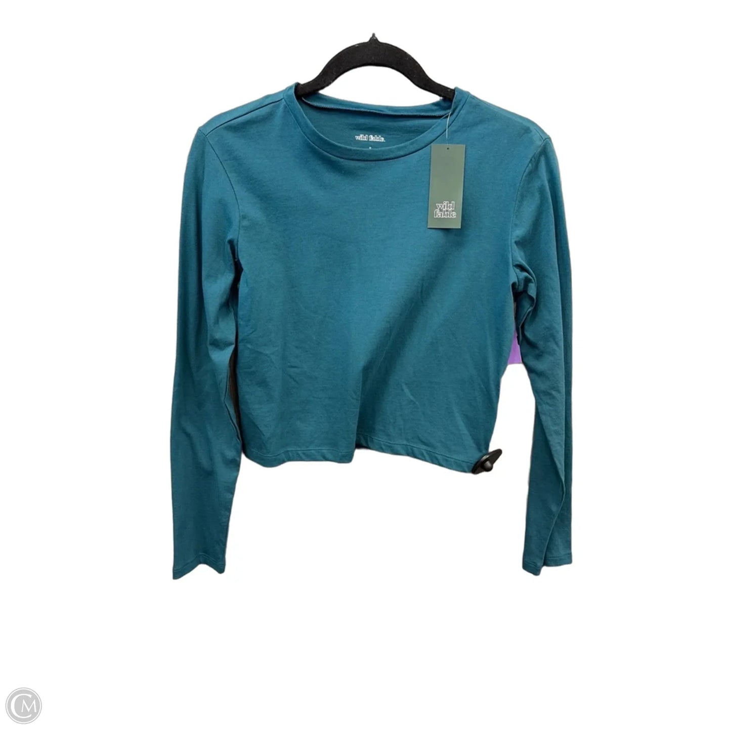 Top Long Sleeve Basic By Wild Fable In Blue, Size: S