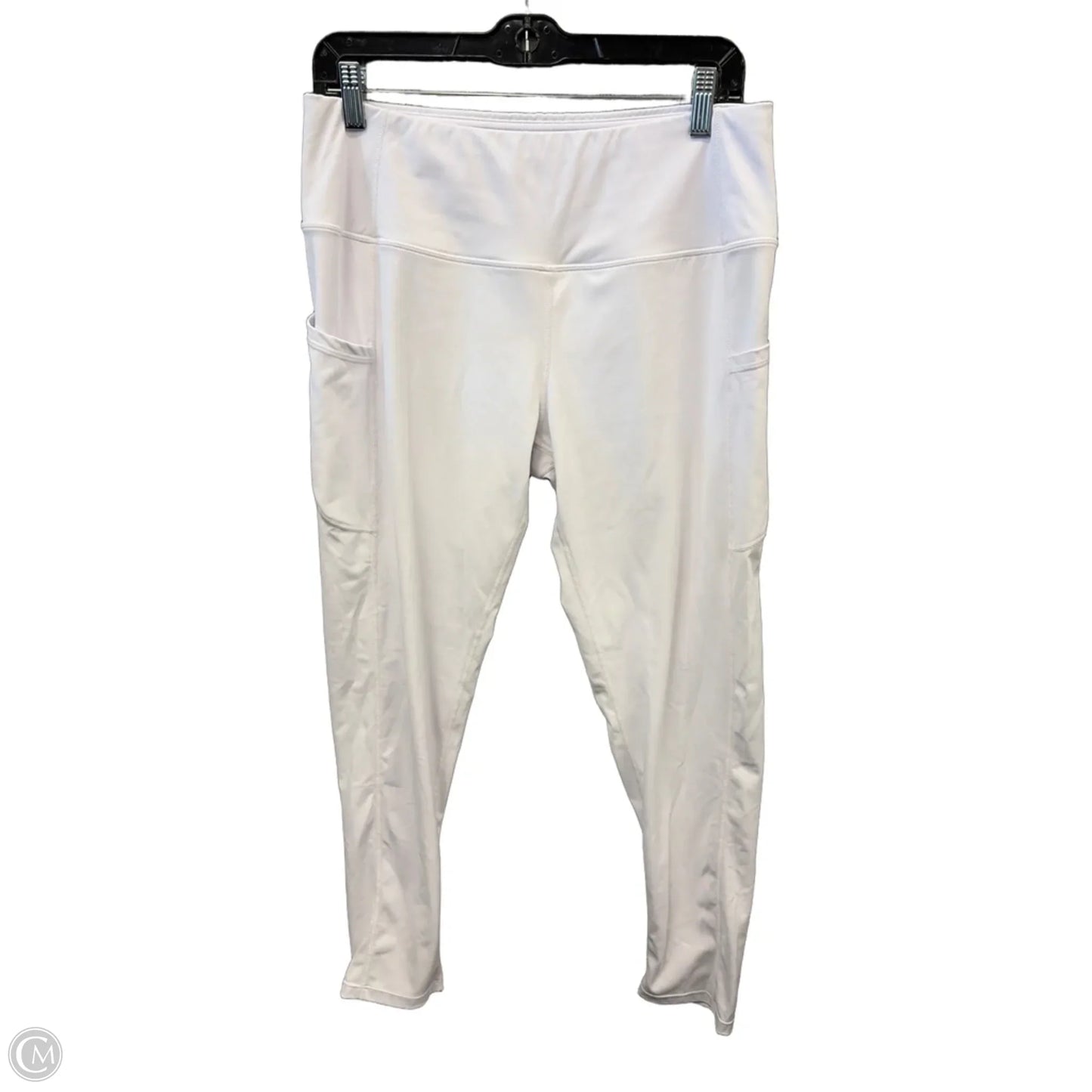 Athletic Leggings By Clothes Mentor In White, Size: Xl