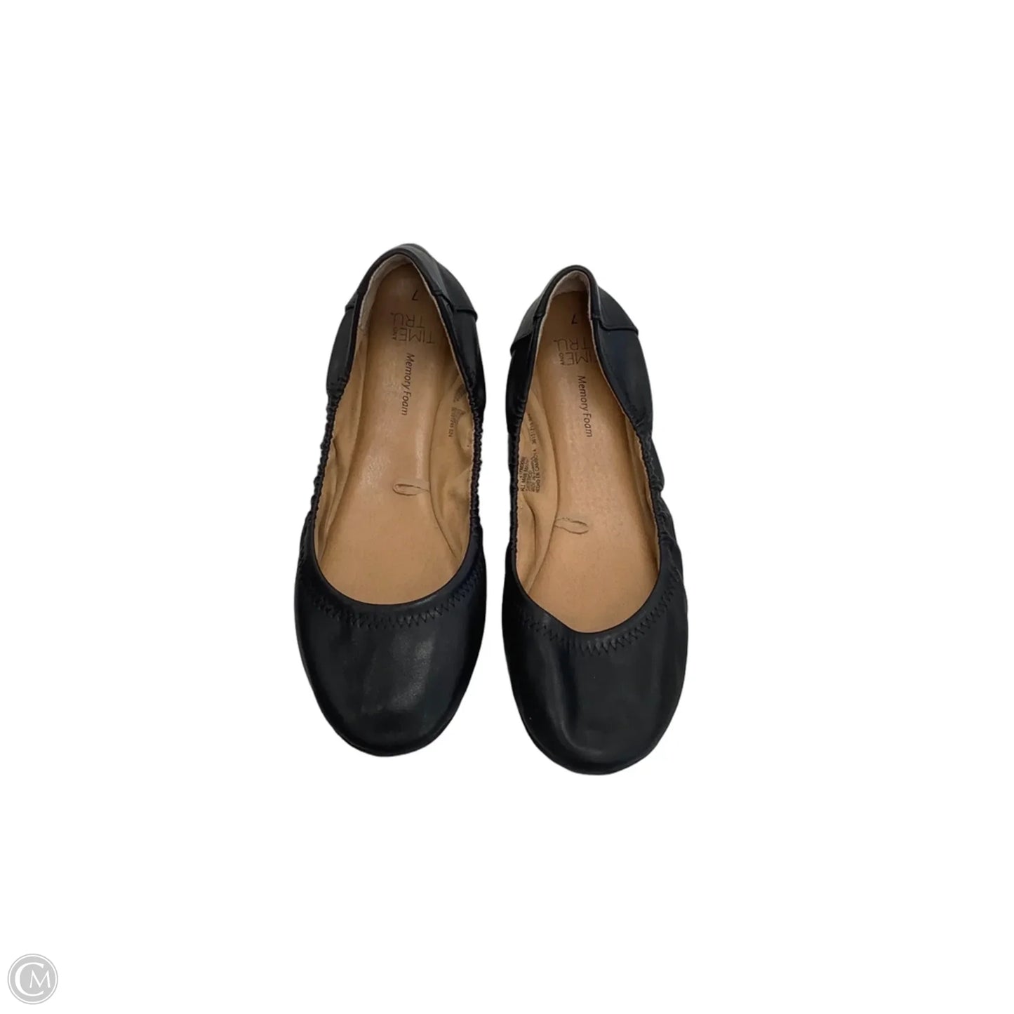 Shoes Flats By Time And Tru In Black, Size: 7