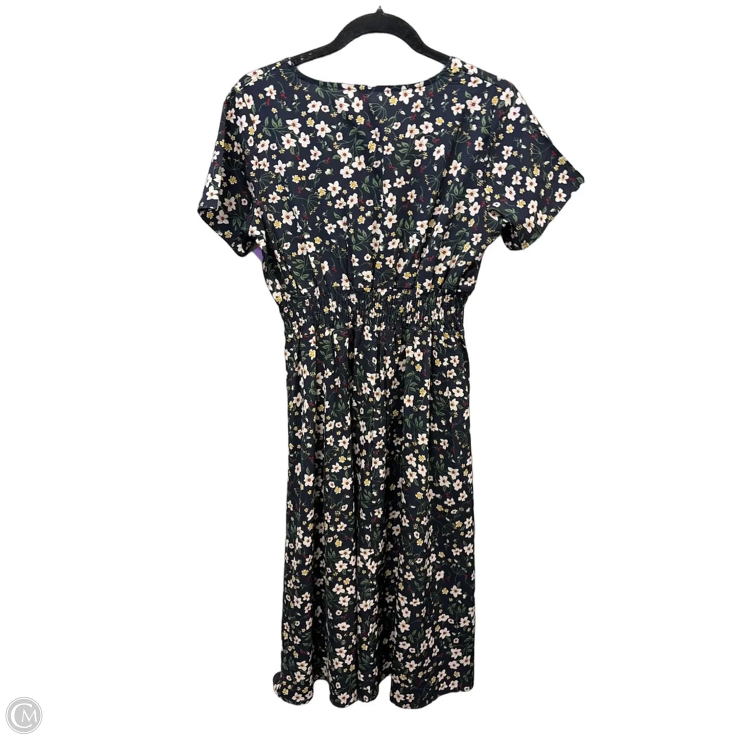 Dress Casual Midi By Shein In Navy, Size: S