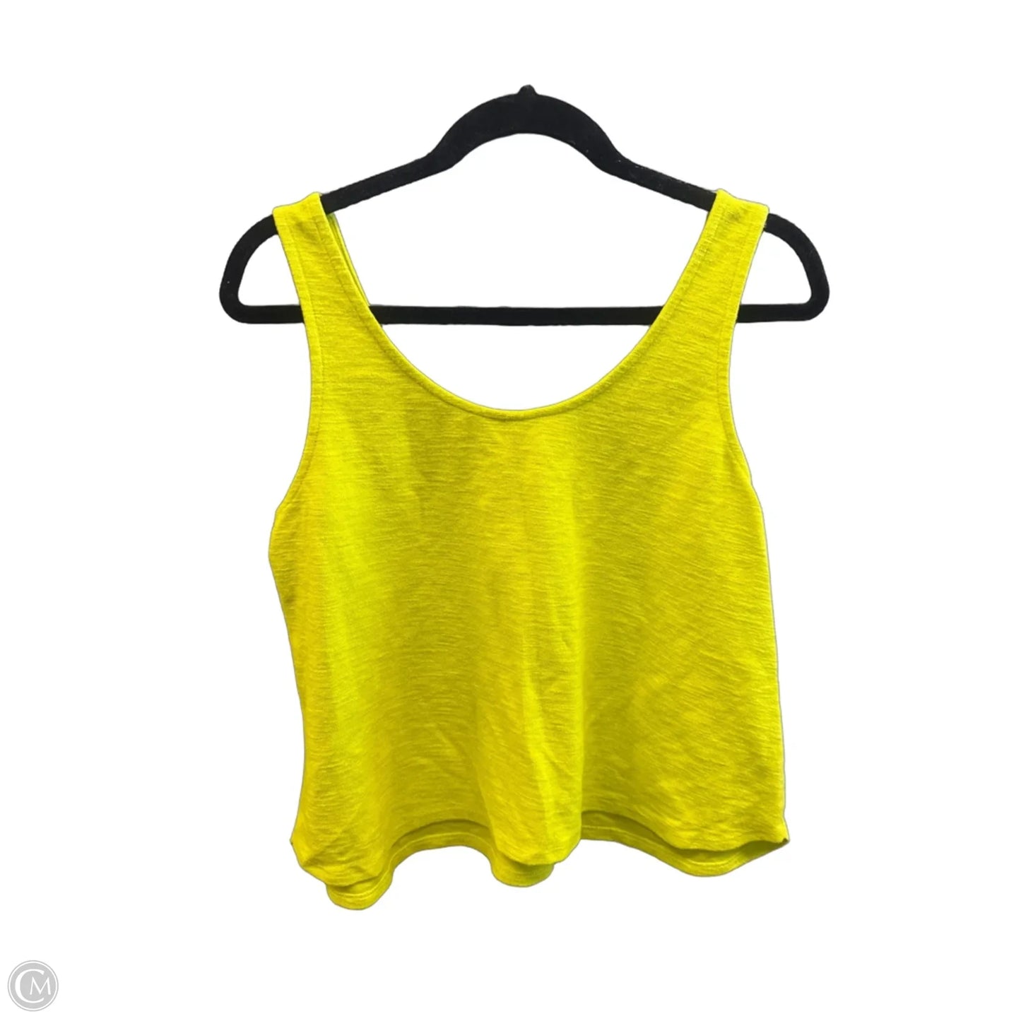 Top Sleeveless Basic By Old Navy In Yellow, Size: M