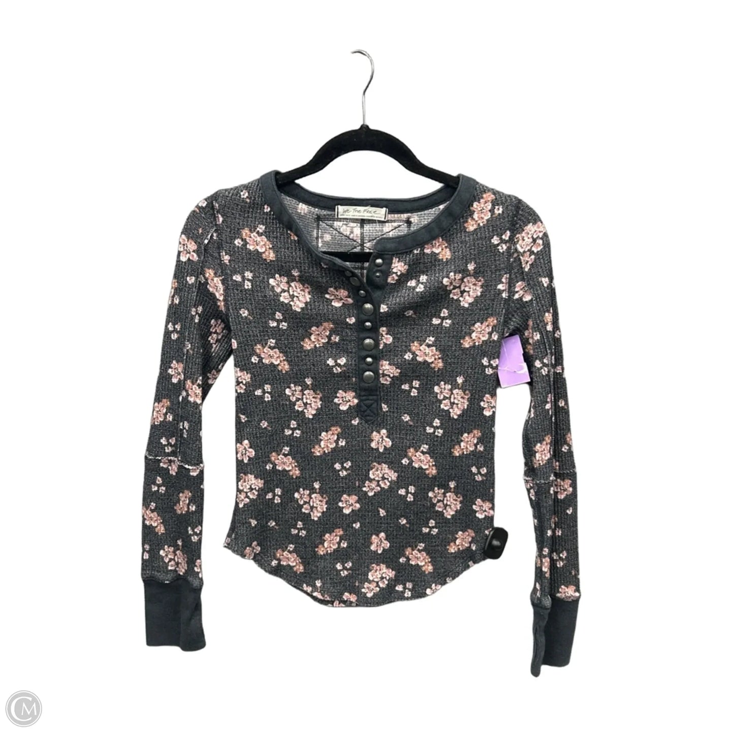 Top Long Sleeve By We The Free In Grey, Size: Xs