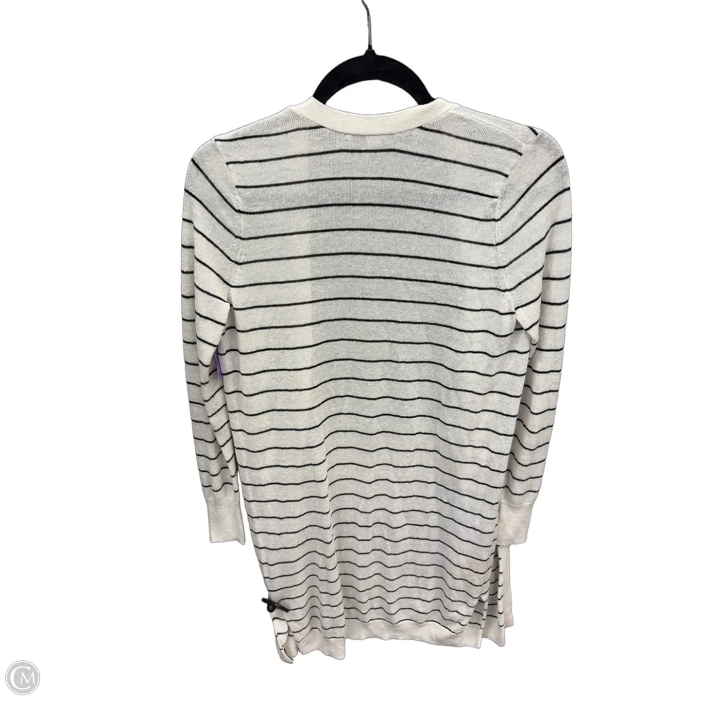 Cardigan By Halogen In Striped Pattern, Size: Xs