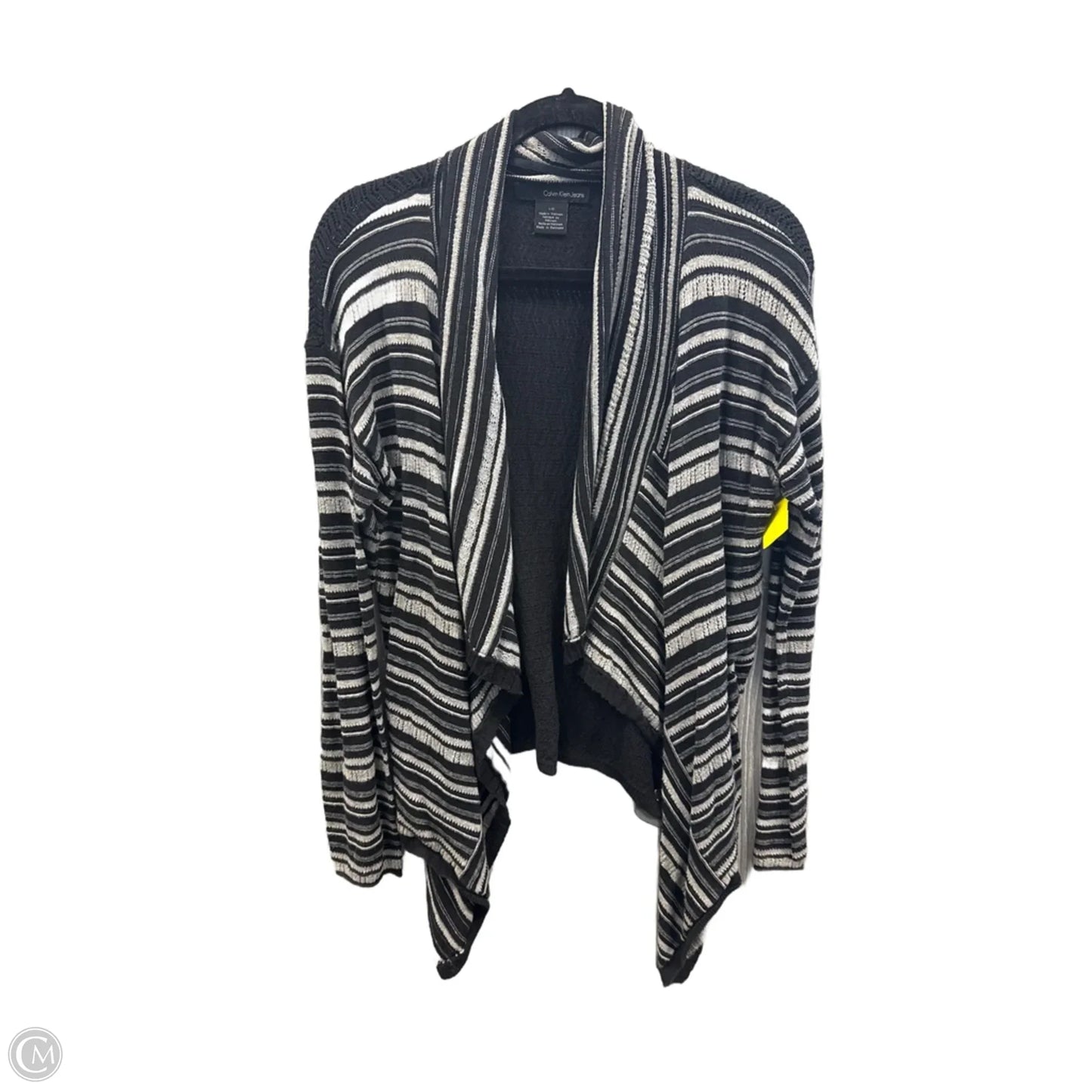 Cardigan By Calvin Klein In Black, Size: L