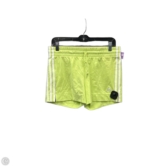 Athletic Shorts By Adidas In Green, Size: S
