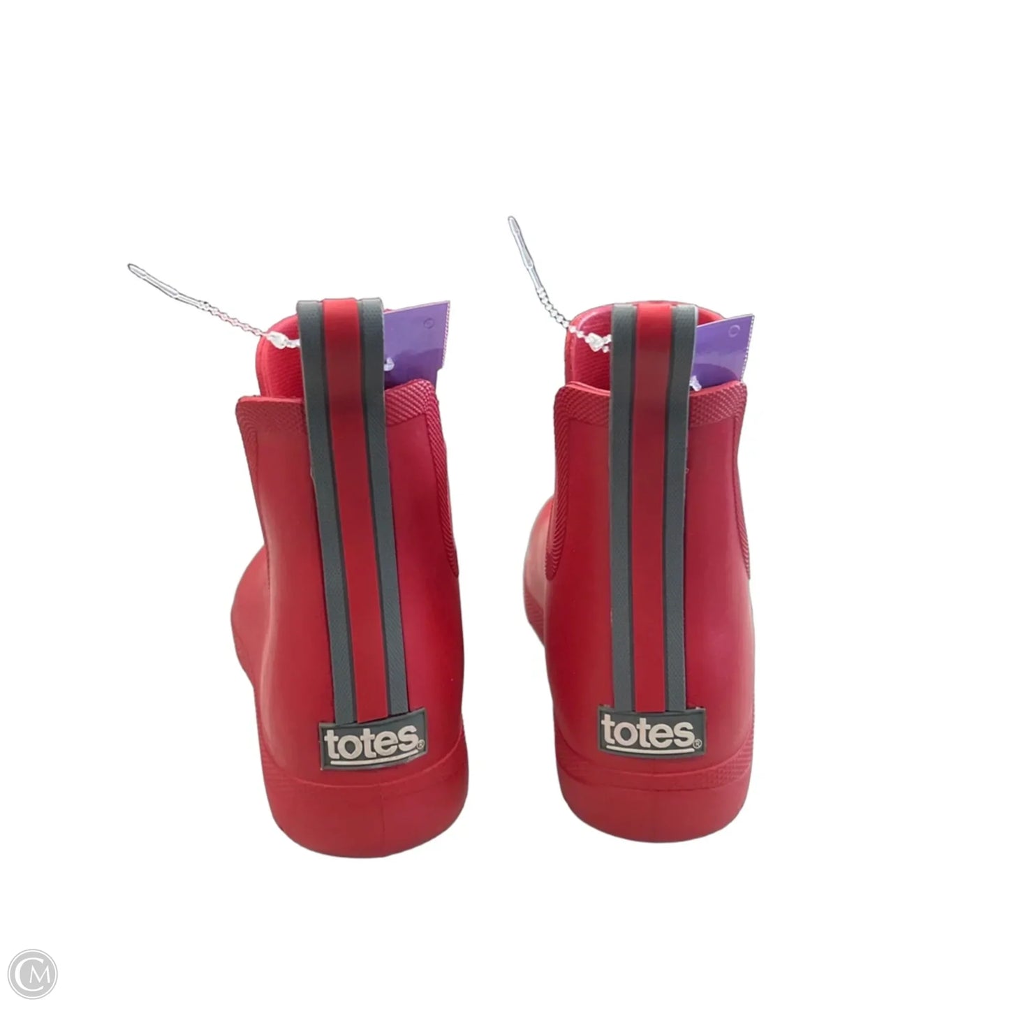 Boots Rain By Totes In Red, Size: 9