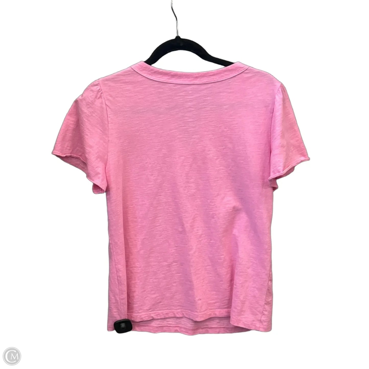Top Short Sleeve Basic By St Johns Bay In Pink, Size: S