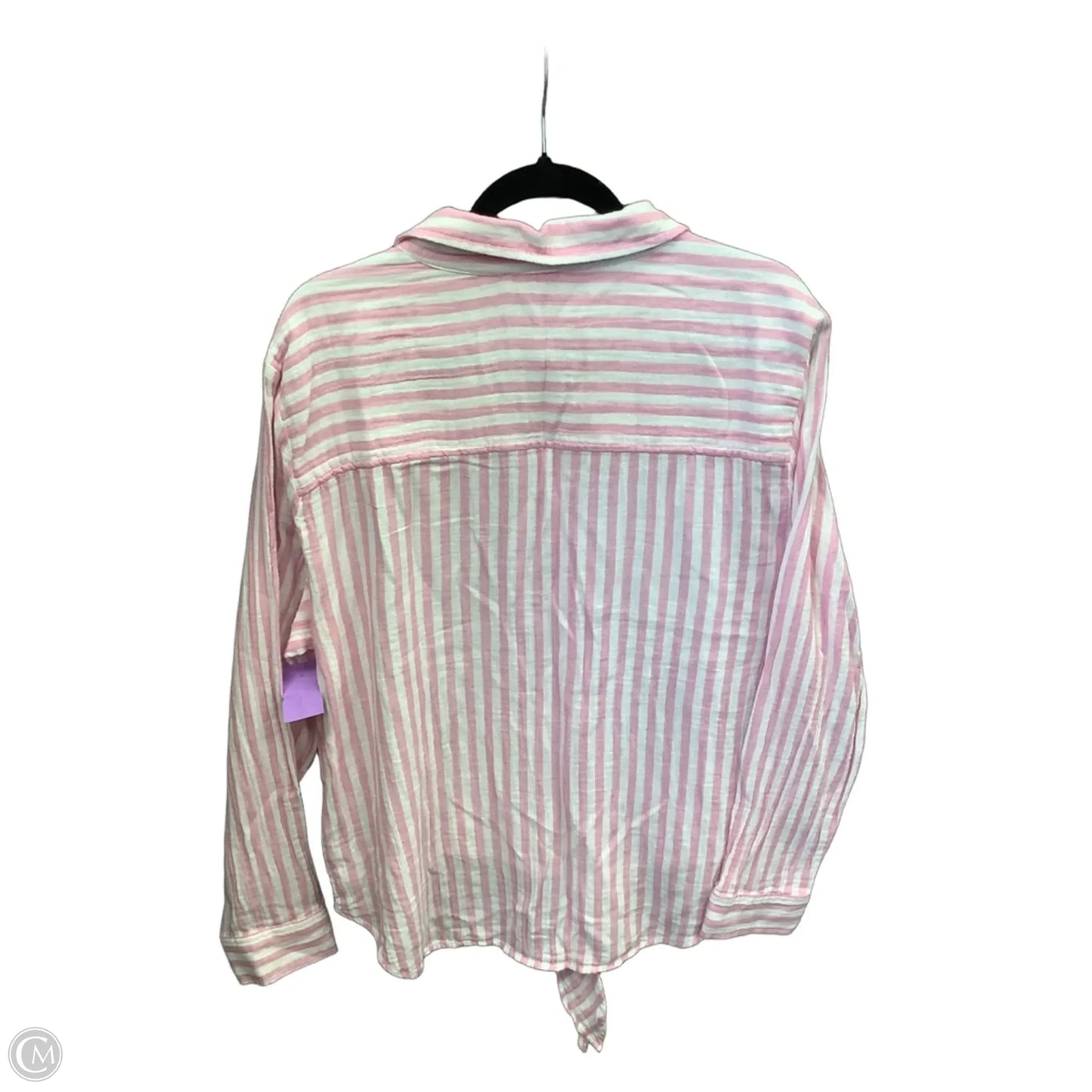 Tunic Long Sleeve By Beachlunchlounge In Striped Pattern, Size: Xl