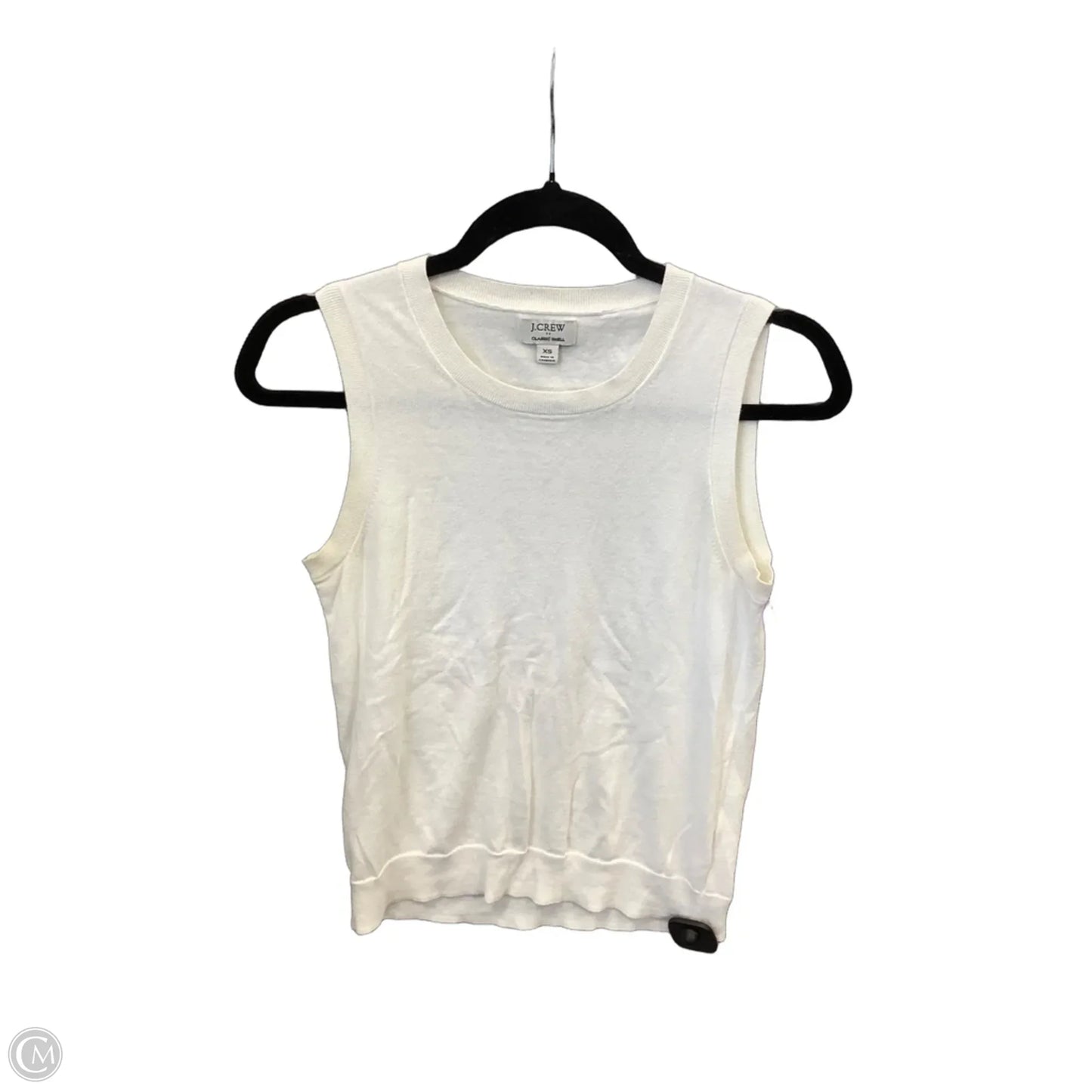 Top Sleeveless By J. Crew In White, Size: Xs