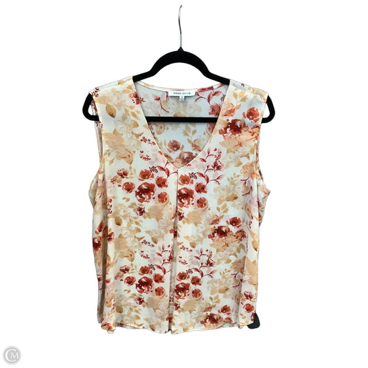 Blouse Sleeveless By Rose And Olive In Orange, Size: 1x
