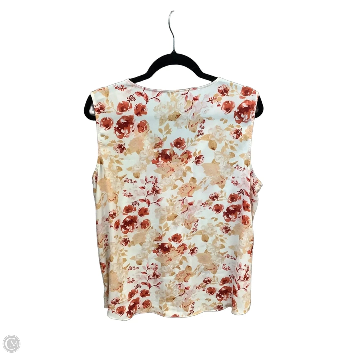 Blouse Sleeveless By Rose And Olive In Orange, Size: 1x