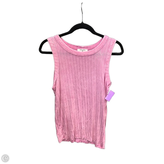 Top Sleeveless By Zenana In Pink, Size: Xl