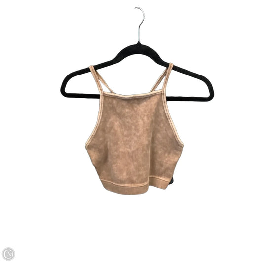 Top Sleeveless By Zenana In Brown, Size: L