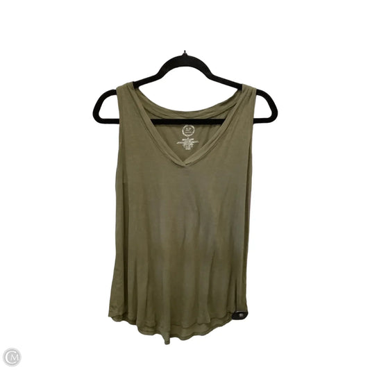 Top Sleeveless Basic By Maurices In Green, Size: M