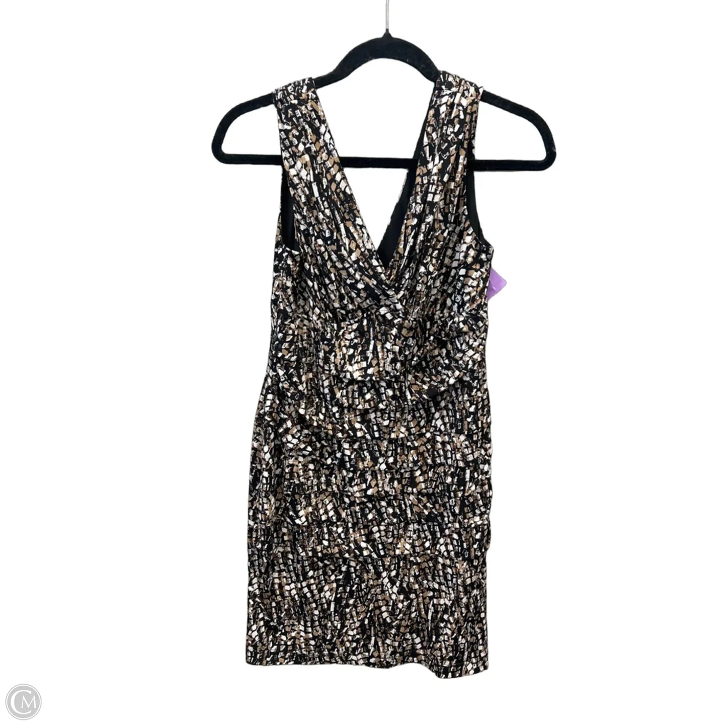 Dress Party Short By Dressbarn In Brown, Size: Sp