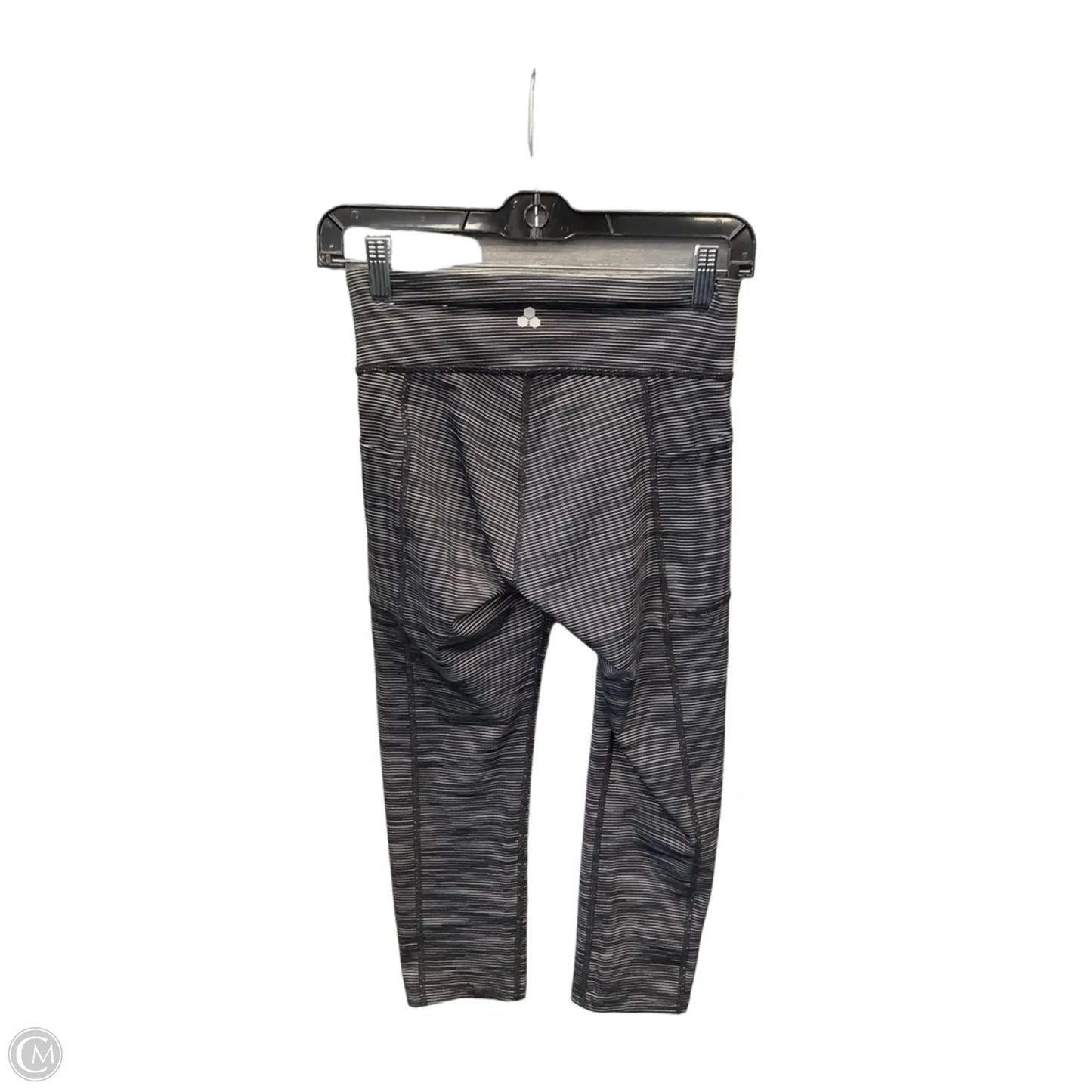 Athletic Leggings Capris By Tek Gear In Striped Pattern, Size: S