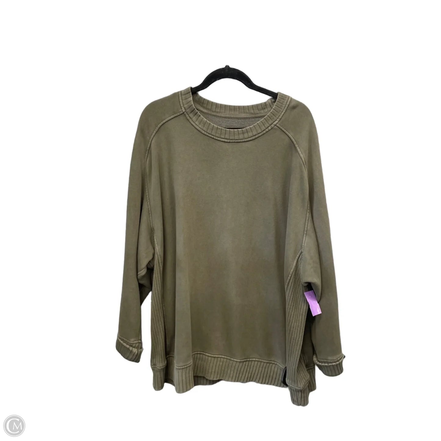 Sweatshirt Crewneck By Aerie In Green, Size: L