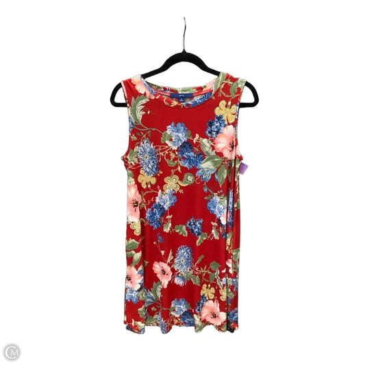 Dress Casual Short By Apt 9 In Red, Size: M