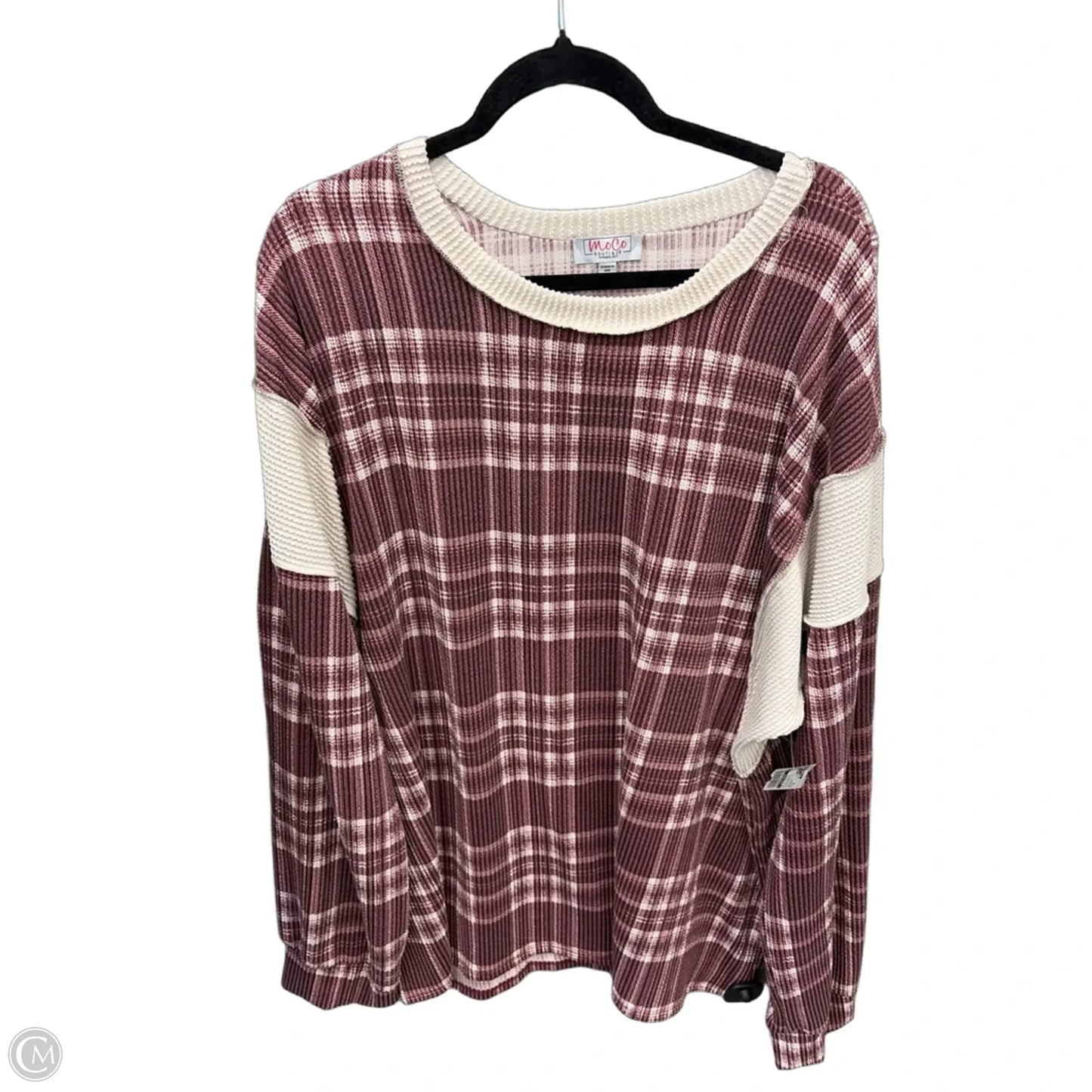 Top Long Sleeve By Clothes Mentor In Plaid Pattern, Size: 3x