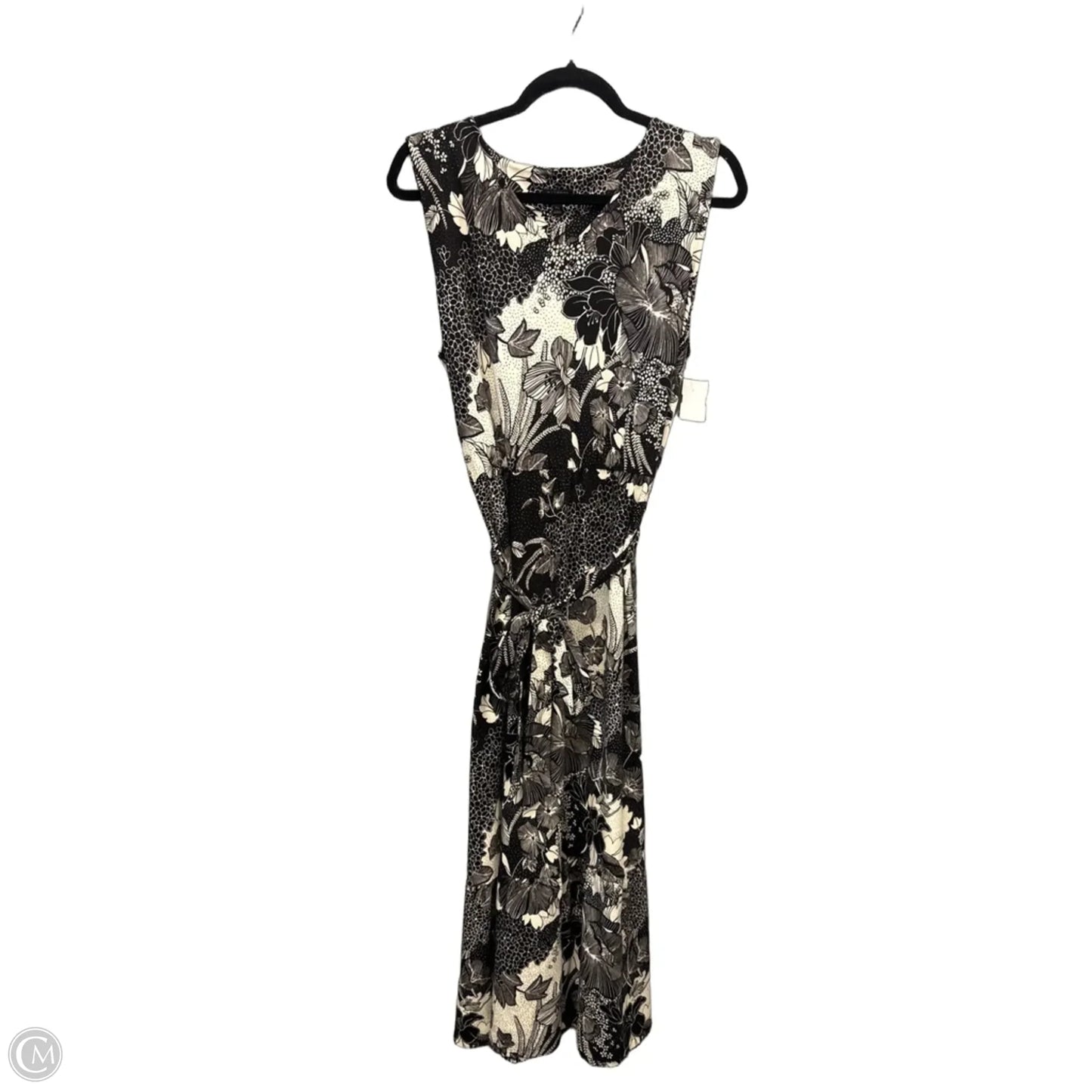 Dress Casual Maxi By Talbots In Black, Size: 1x