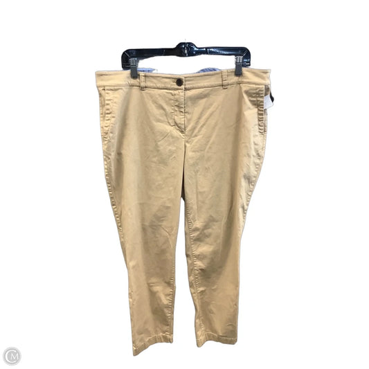 Pants Chinos & Khakis By Talbots In Tan, Size: 14