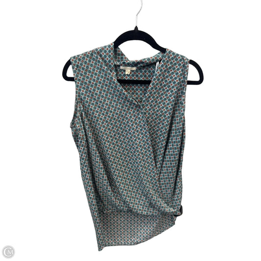 Top Sleeveless By Pleione In Green, Size: S