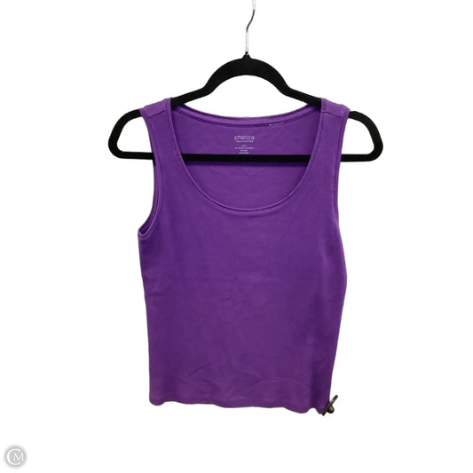 Top Sleeveless Basic By Chicos In Purple, Size: M