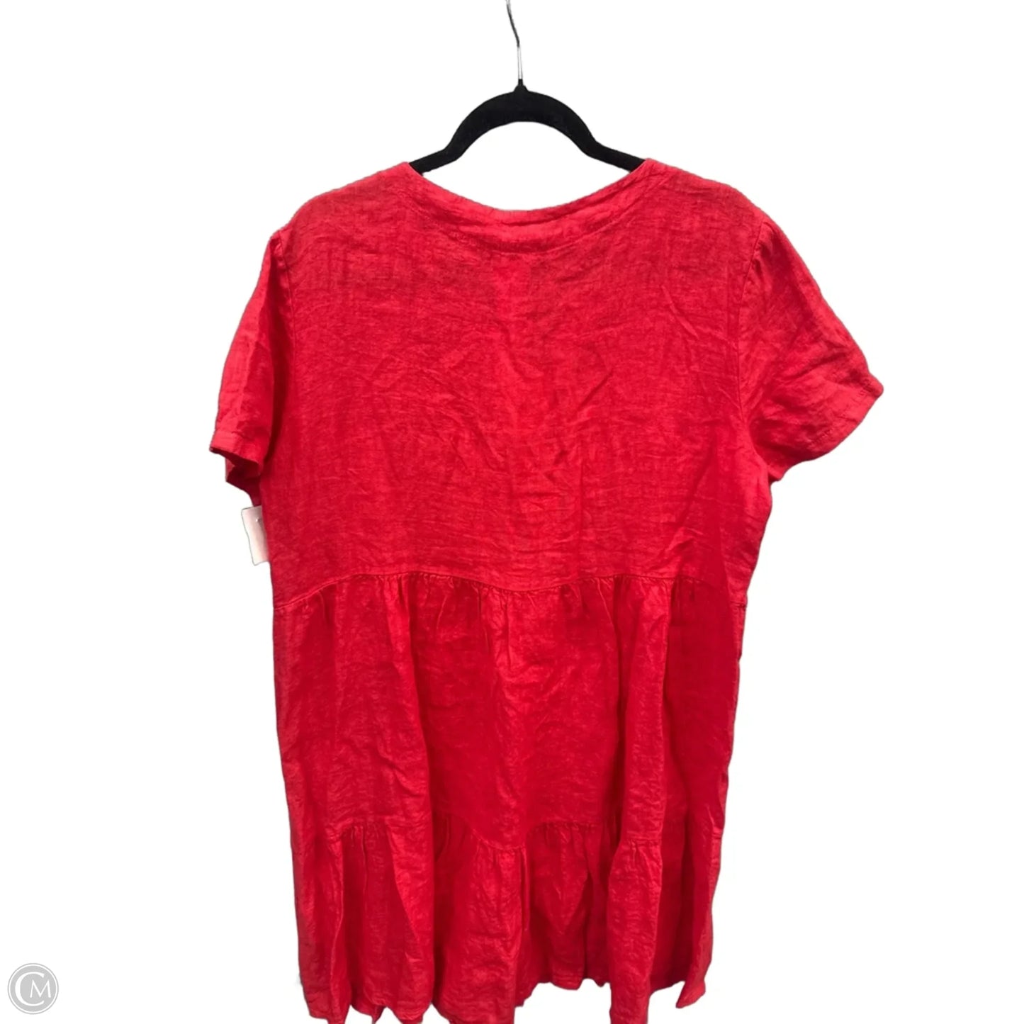 Dress Casual Midi By Clothes Mentor In Red, Size: Xl