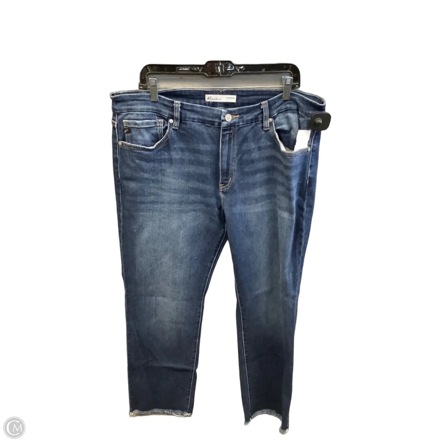 Jeans Straight By Kancan In Blue Denim, Size: 14