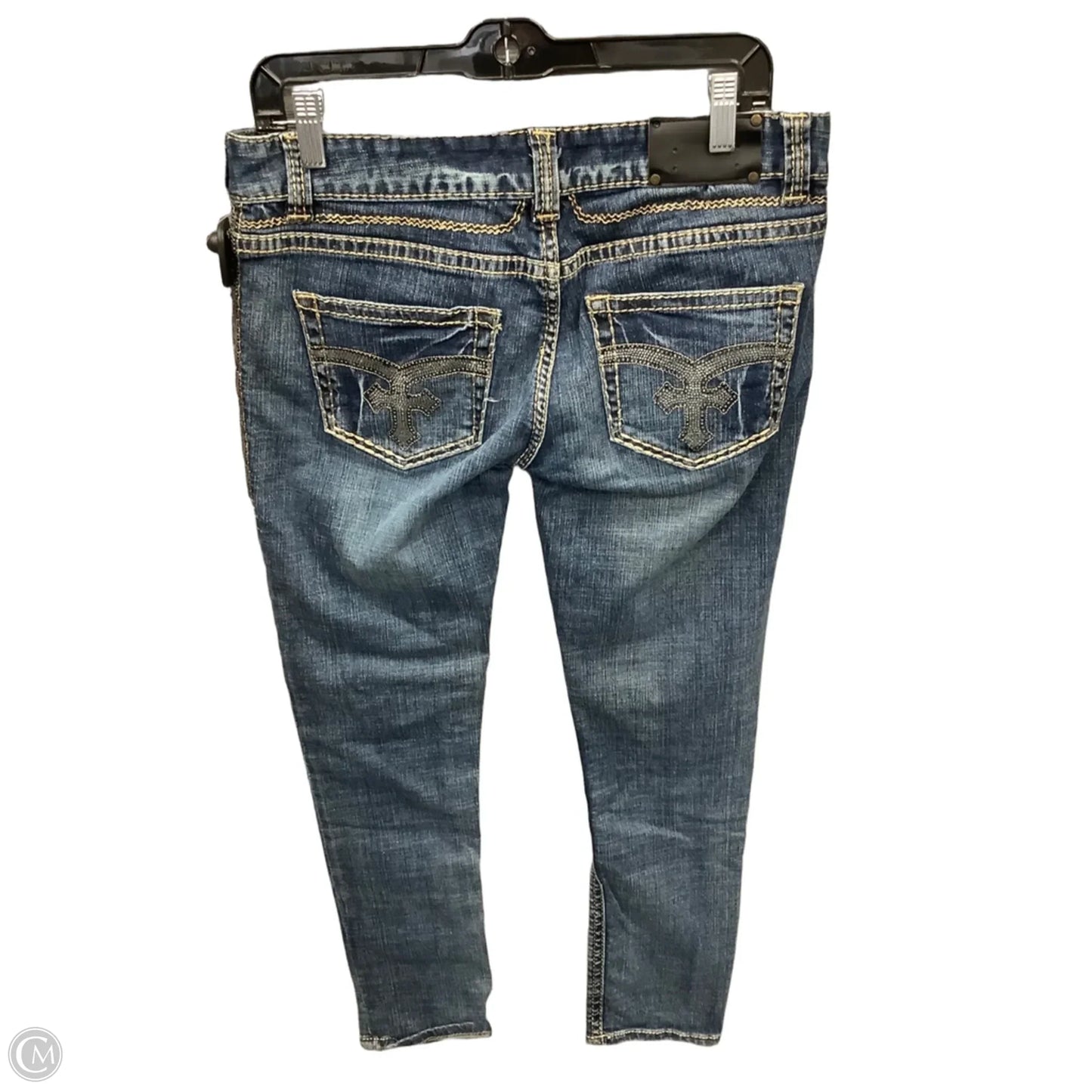 Jeans Boot Cut By Rock & Roll In Blue, Size: 8