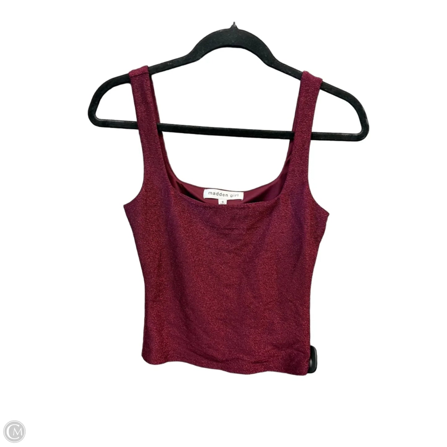 Top Sleeveless By Madden Girl In Red, Size: S