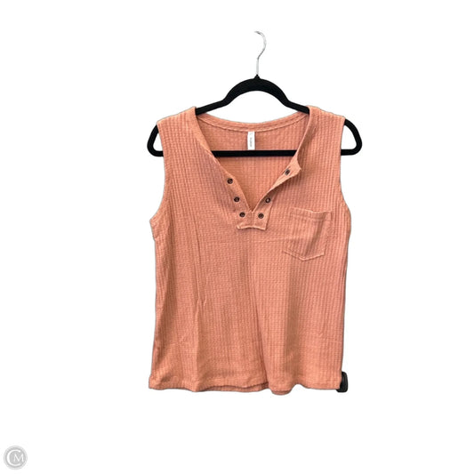 Top Sleeveless By Wishlist In Orange, Size: S