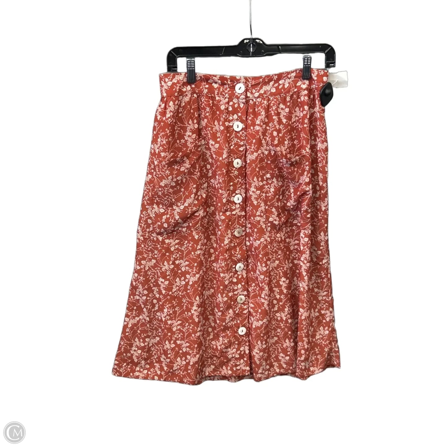 Skirt Midi By Roolee In Red, Size: 4