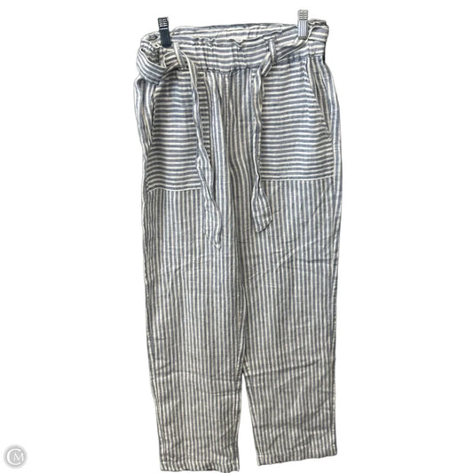 Pants Linen By Sigrid Olsen In Striped Pattern, Size: 2